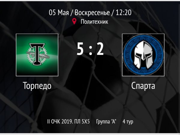 "Торпедо" - "Спарта"