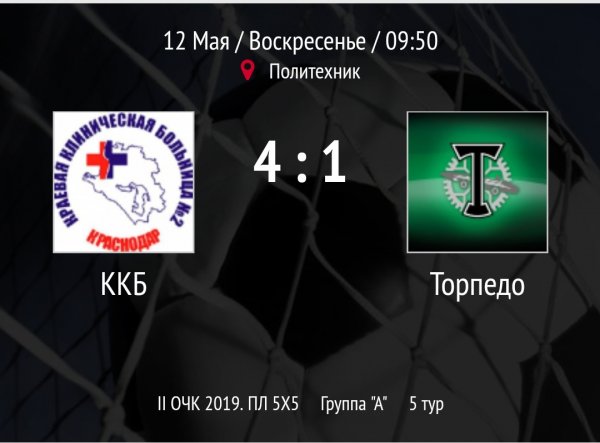 "ККБ" - "Торпедо"