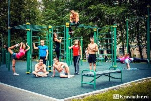 В Краснодаре на спортивных площадках будут проводить бесплатные тренировки