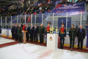 В Санкт-Петербурге прошло торжественное открытие чемпионата Вооруженных Сил Российской Федерации по хоккею с шайбой