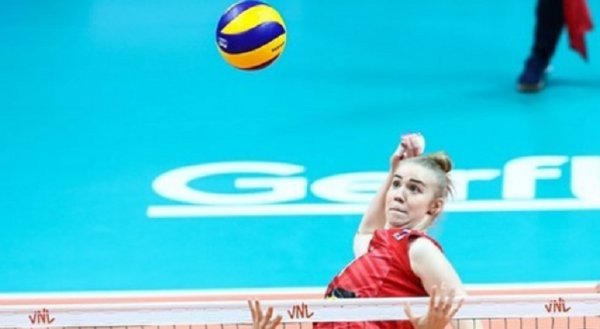 Волейболистки сборной России не смогли выиграть у команды США в матче Лиги наций