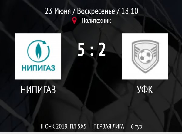 "НИПИГАЗ" - "УФК"