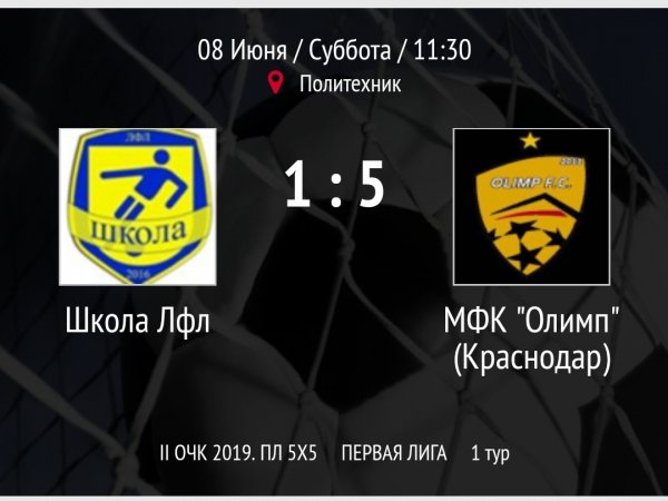 "Школа Лфл" - "Олимп"