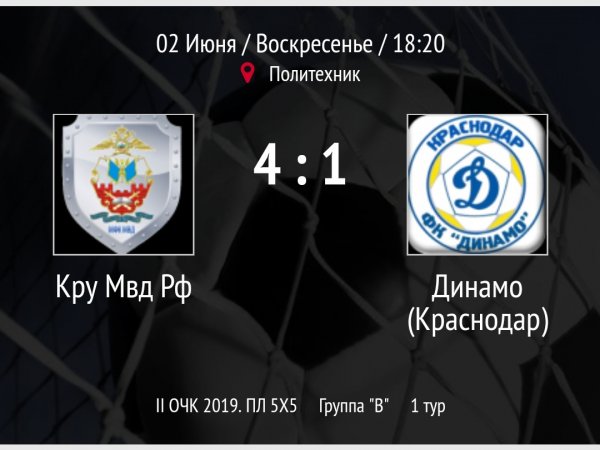 "Кру МВД РФ" - "Динамо"