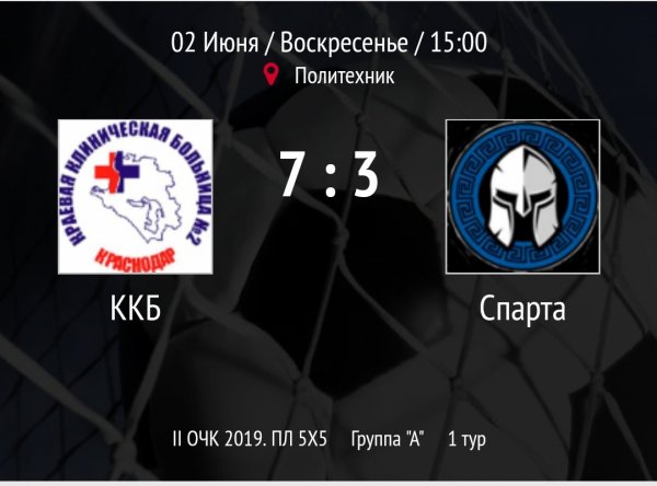 "ККБ" - "Спарта"
