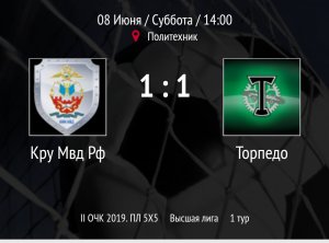 "Кру МВД РФ" - "Торпедо"