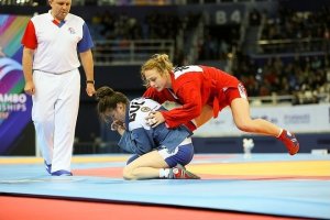 Кубанская самбистка Татьяна Казенюк завоевала золотую медаль на II Европейских играх
