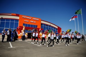 Министр спорта Российской Федерации Павел Колобков участвовал в открытии новых спортивных комплексов в Адыгее
