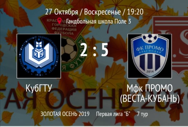 "КубГТУ" - "Промо Веста-Кубань"
