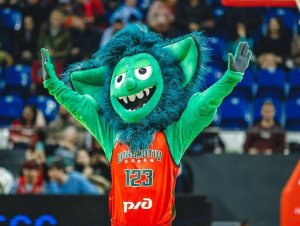 Талисман баскетбольной команды «Локомотив-Кубань» отметит свой день рождения