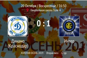 "Динамо" - "Интер"