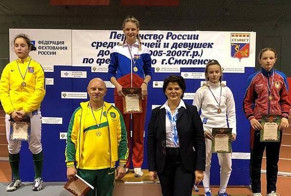Юная краснодарка одержала победу на первенстве Российской Федерации по фехтованию