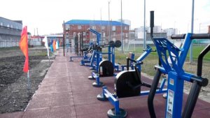 В Крымске выстроили спортивную площадку ГТО