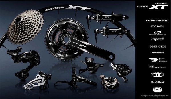 Групсет Shimano Deore XT M8000 2016 стал 11-скоростным