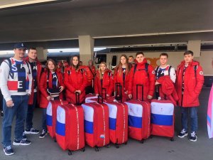 Молодежная сборная прибыла в Швейцарию на Юношескую Олимпиаду