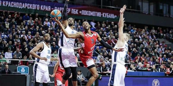 БК «Локомотив-Кубань» победил «Зенит»