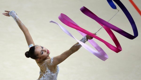 Махи и круги лентой в художественной гимнастике