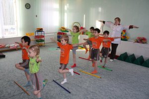 Форма физических упражнений у дошкольников